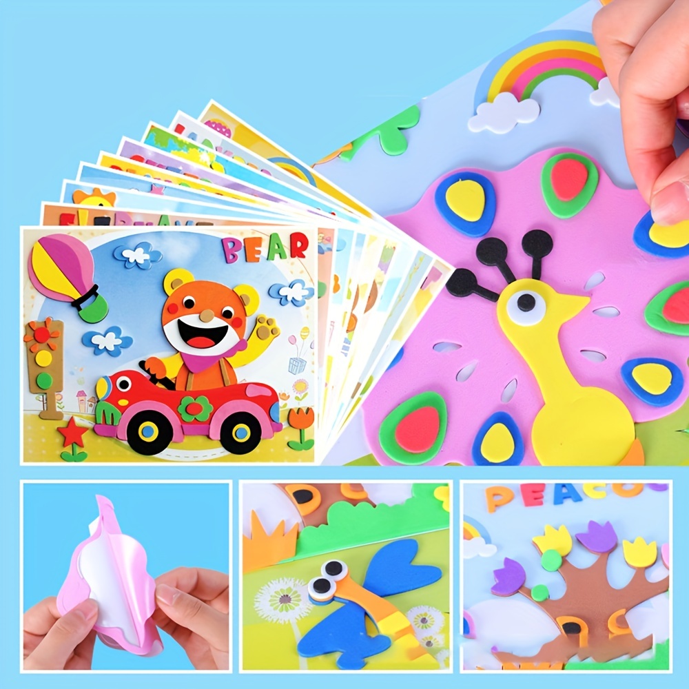 Eva Foam 3d Sticker Educational Toys Early Education - Temu Australia