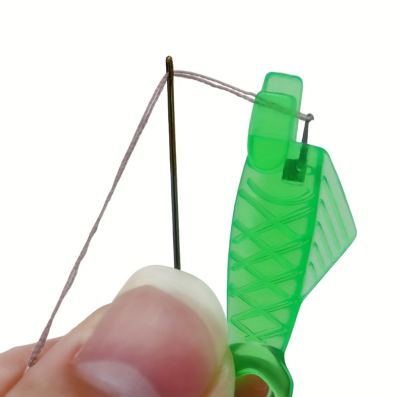 Yuanm 5/10pcs Needle Threaders for Sewing Needles, Plastic Fish Type Machine Threader, Inserter Automatic Threader,Quick Threader Tool DIY (10pcs)
