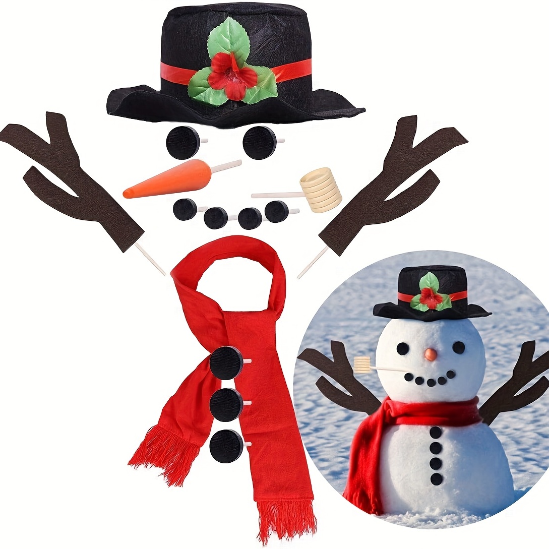 Bandeau bonhomme de neige avec chapeau par 1,50 €