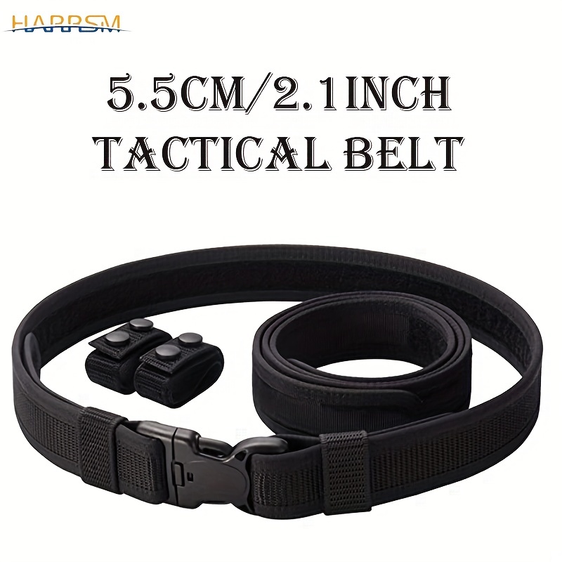 Mens Stretch Tactical Belt 49 2in Magnetic Quick Release Buckle