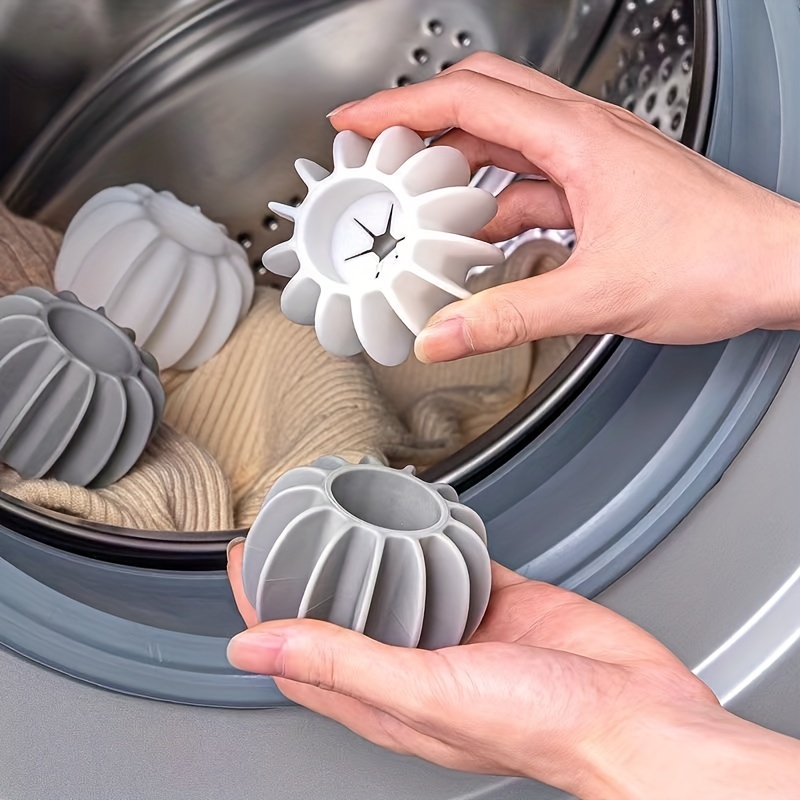 4 palle per lavatrice e asciugatrice, riutilizzabili, palle per bucato,  effetto ammorbidente : : Grandi elettrodomestici