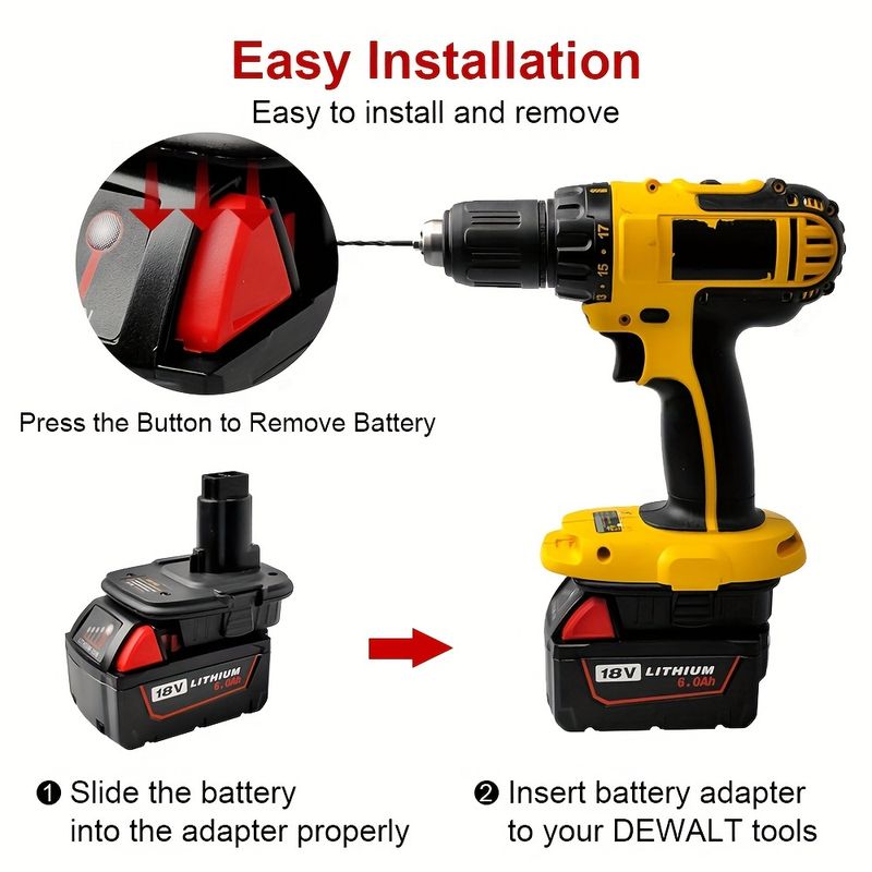 Upgrade Your Power Tool Battery With This 1pc Adapter For 20v
