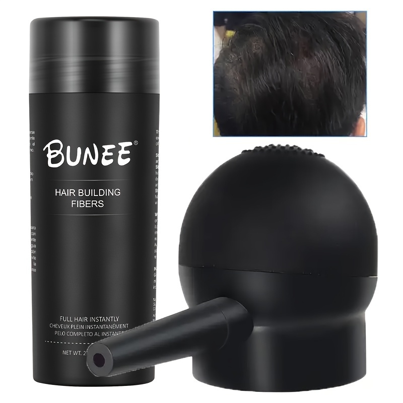 

Hair Building Fibers Kit, Includes Hair Thickening Fibers & Spray Applicator Pump Nozzle, Holiday Gift For Women Men