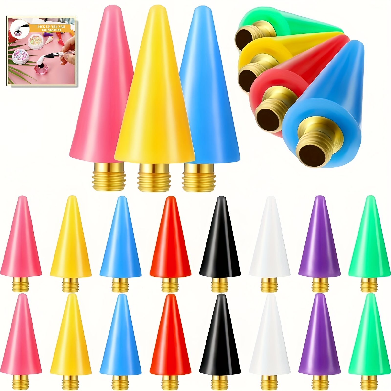 4Pcs Dual-ended Point Drill Pens 5D Diamond Painting Wax Pencil for Cross  Stitch Embroidery Accessories Craft Nail Painting Art - AliExpress