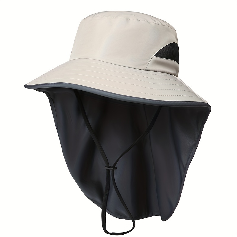 Mens Summer Outdoor Fishing Hat Sun Hat Mens Sun Protection Hat Face Shield  Uv Sun Hat Large Brim Fisherman Hat, Don't Miss These Great Deals