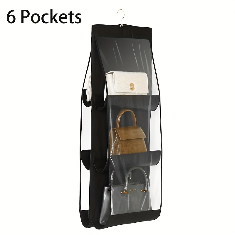 4-layer Hanging Handbag Organizer With 10 Pockets For Clothing And  Accessories - Keep Your Wardrobe Tidy And Easy To Access - Temu