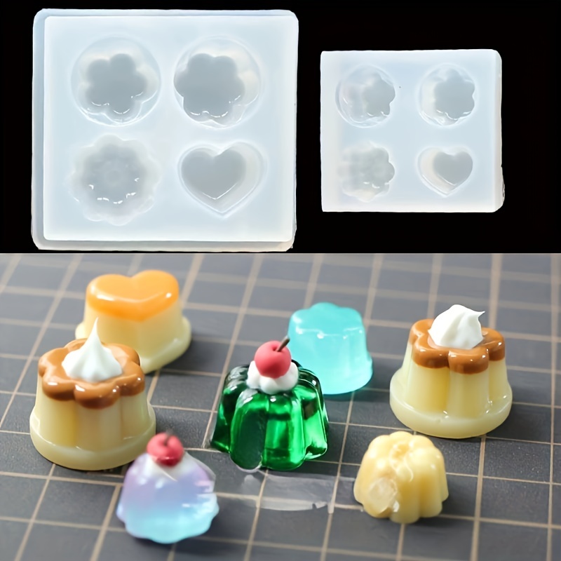DIY Mini Hamburger Food Play Resin Mold 1:12 Small Simulation Food Silicone  Mold LX9E