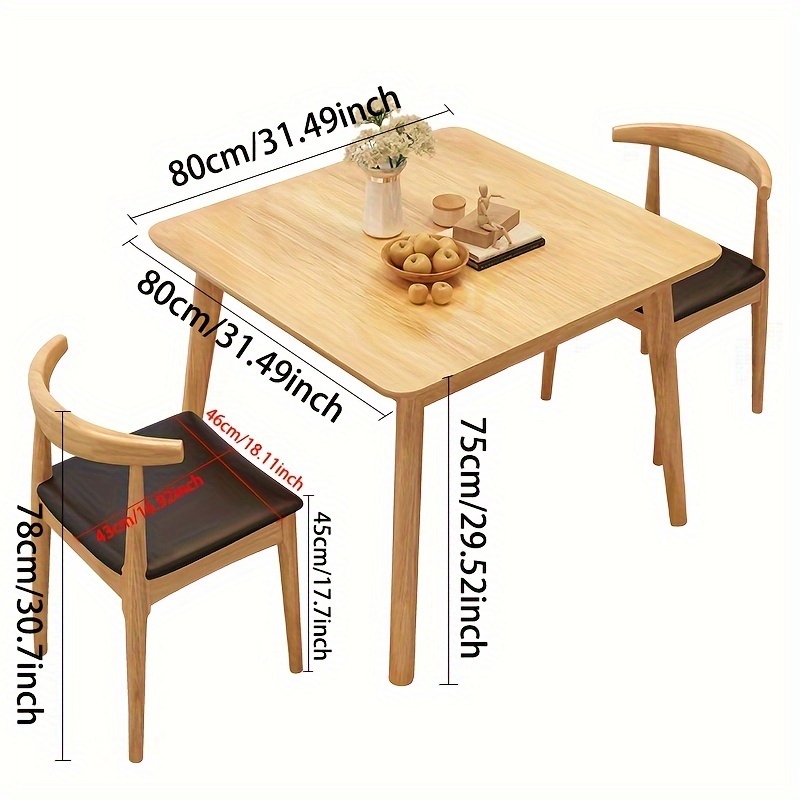 80cm dining discount table and chairs