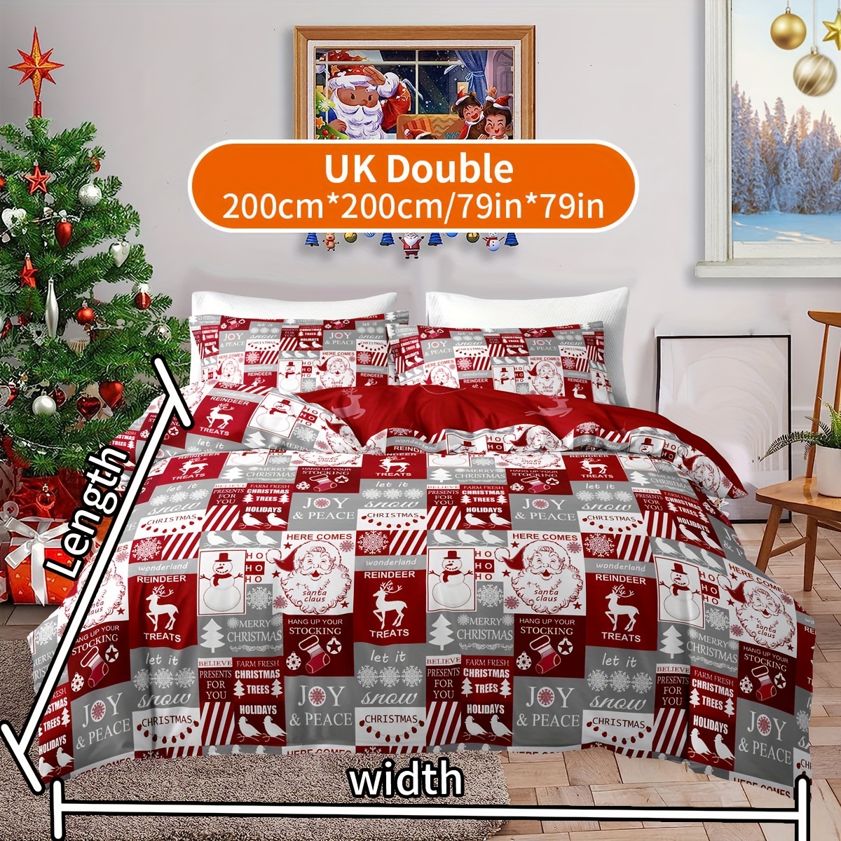 Christmas discount fleece duvet