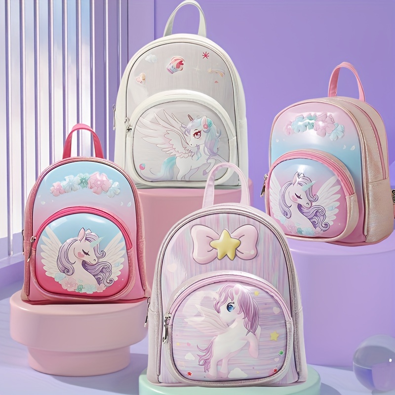 Bubble Shell Unicorn Backpack Waterproof Lightweight School Bag