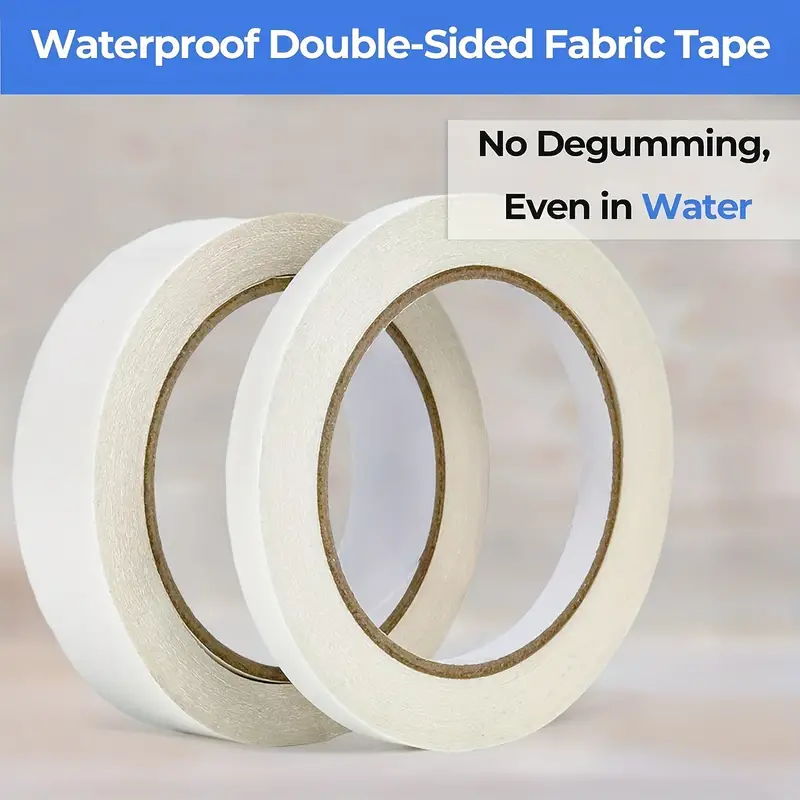 Zsxdc 328 Ft Double-Sided Fabric Tape Adhesive Cloth Tape No Sewing,  Gluing, or Ironing for Ironing, Alterations and Hemming Tool Each 1/2 Inch  by 164