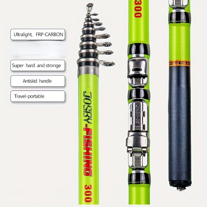 Telescopic Fishing Rod Hand Pole Super Hard Carbon Fiber Ultralight  Portable S