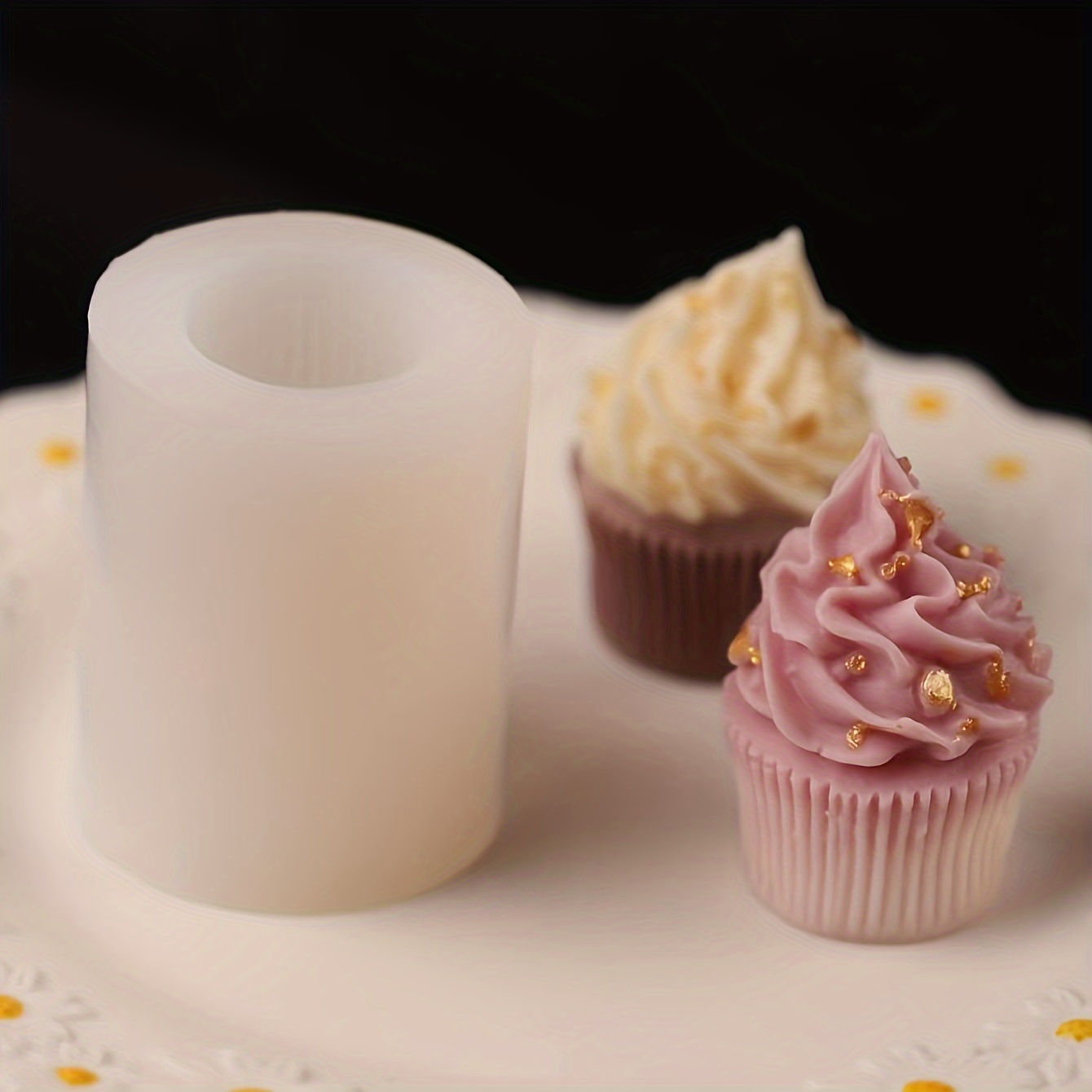 Moule Bougie Moule À Gâteau Sirène Cupcake Gobelets En Papier Pastel Moules  À Muffins Pour La Cuisson Moule À De Plateau De [u9025]