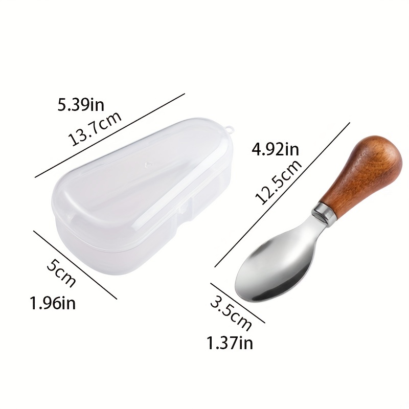 Cute Standing Butter Knife With Wooded Handle Cream Cheese - Temu