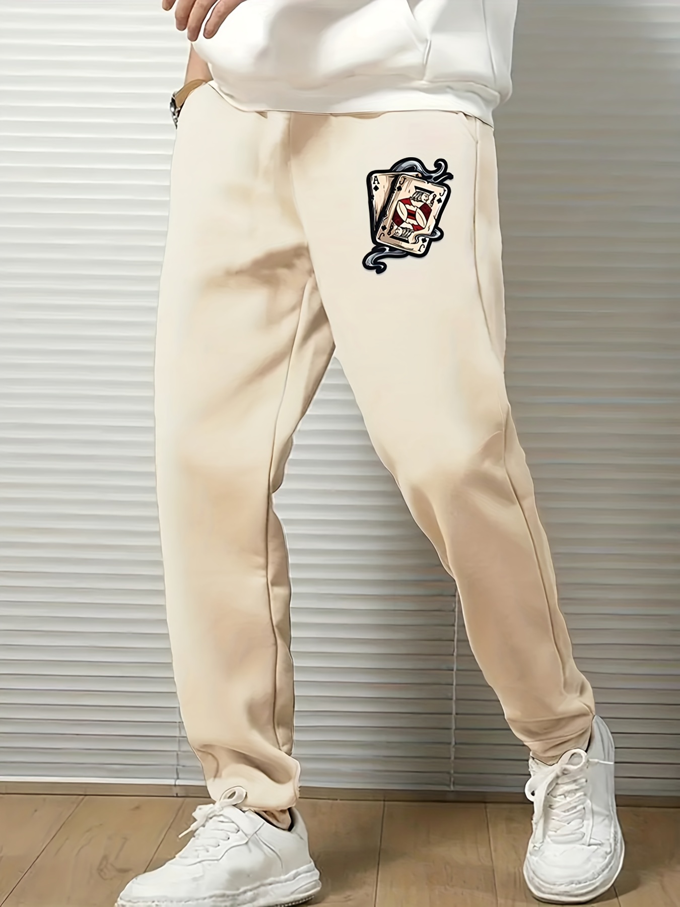 J&A Men's Sports Pants Drawstring Jogging Trousers