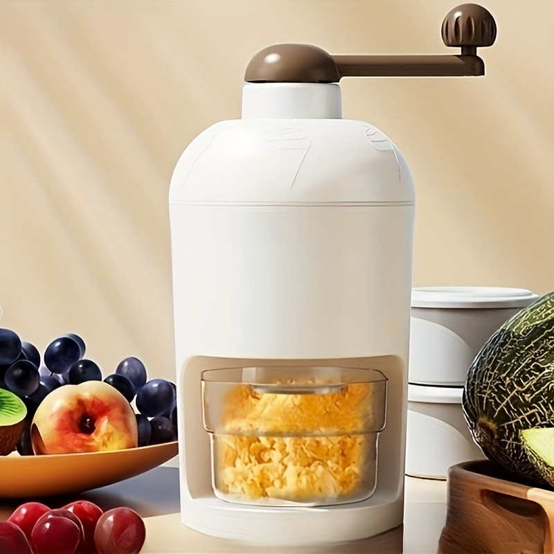 Manual Home Small Shaved Ice Machine Ice Crusher smoothie - Temu