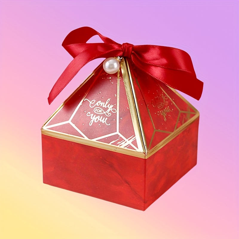 Gorgeous Gift Box Wrapping Ribbon Wide Edge Webbing Bronzing - Temu
