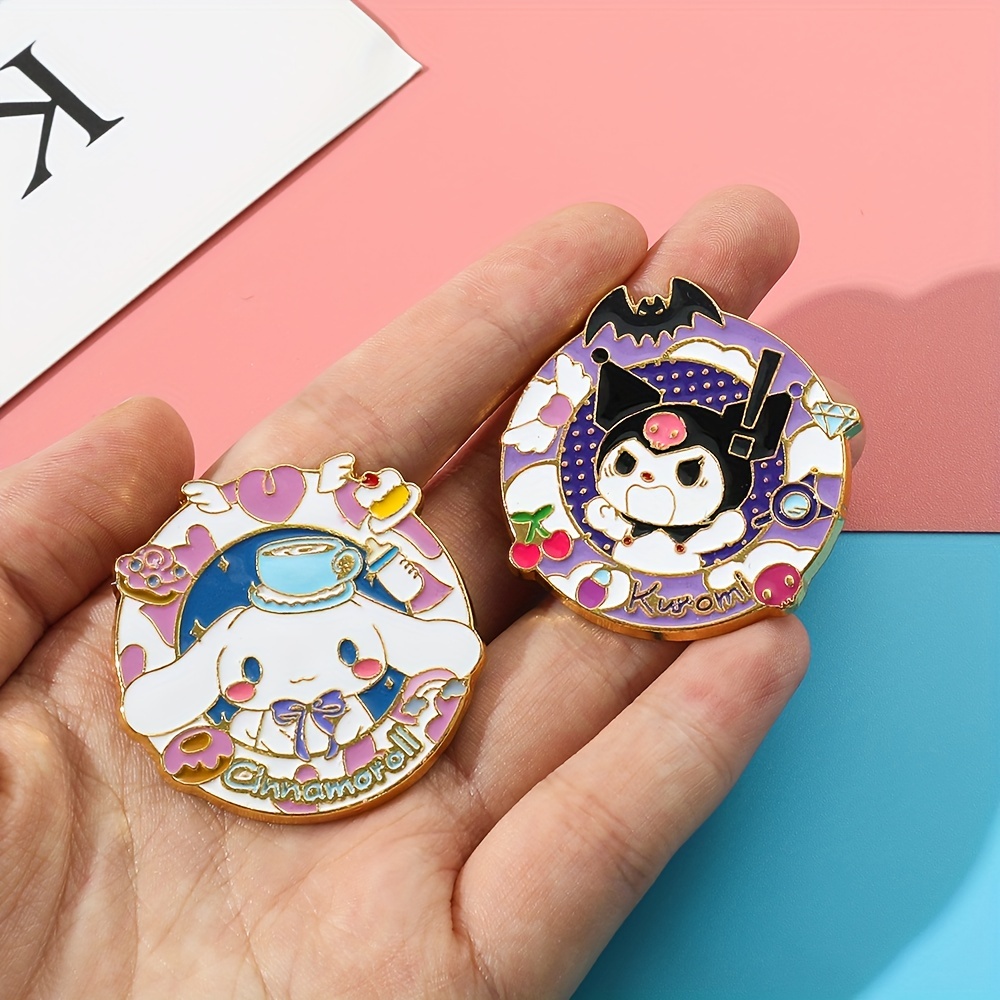 Cute Brooch Set For Boys Creative Sports Kuromi Hello Kitty - Temu