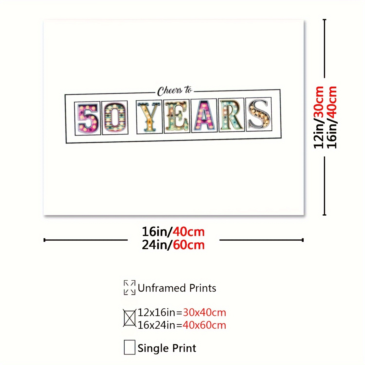 50 años - El libro de visitas: Decoración para el 50 cumpleaños