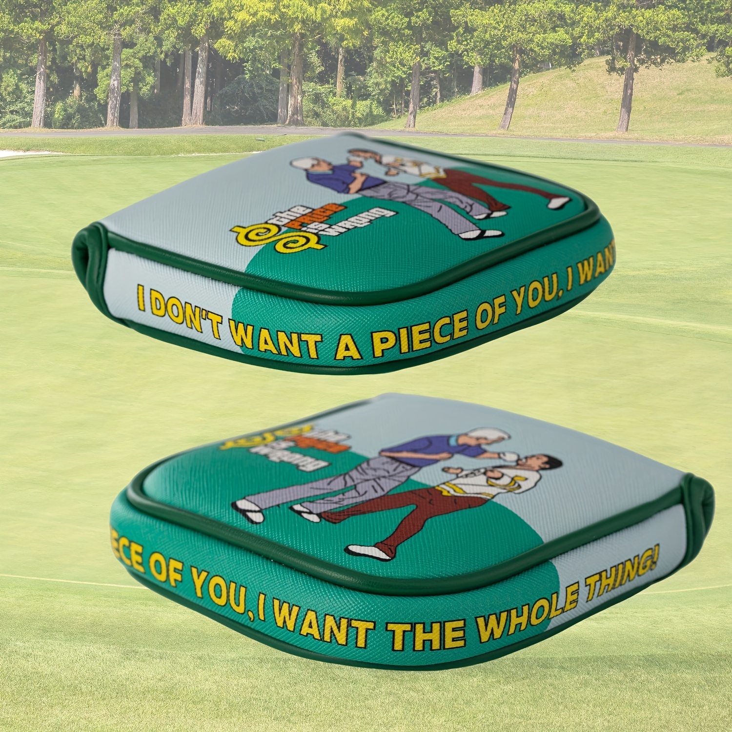 Funny Golf Putter Cover Premium Pu Leather Protector Strong Temu