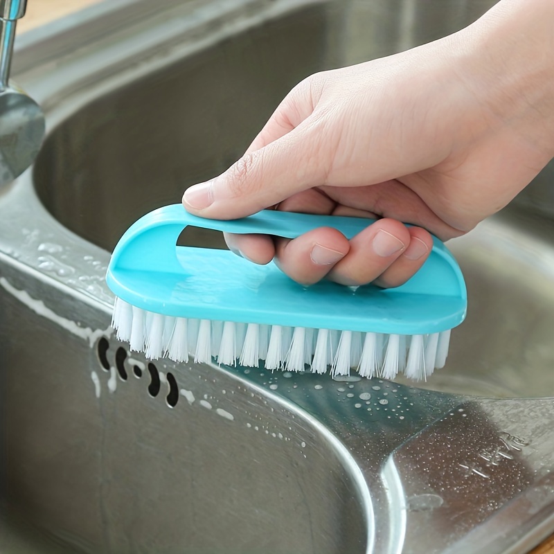 1pc Blue Multifunctional Cleaning Brush For Kitchen, Bathroom