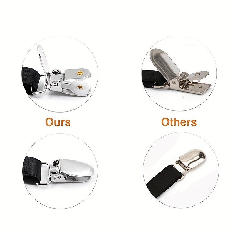Adjustable Elastic Boot Clips Straps Clothing Clips Keeping Your