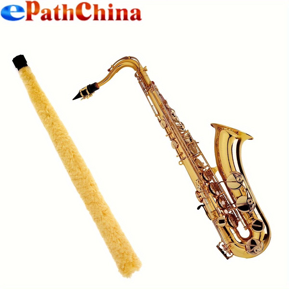 Mini saxophone de poche portable avec 4 anches, 8 tampons