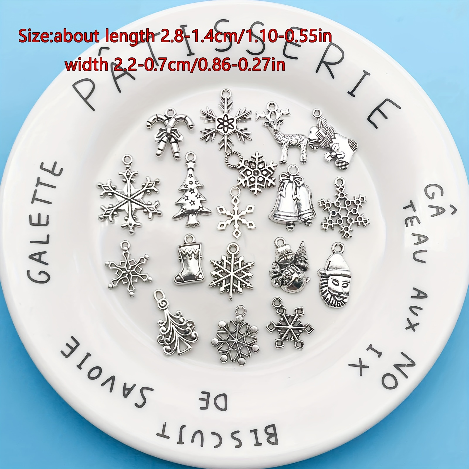 40Pcs Christmas charms Christmas jewelry making charms Christmas Jewelry