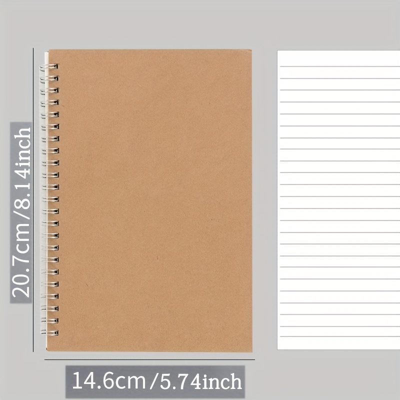 Art Sketchbook 160GSM Kraft Paper Spiral Coil Book Office School