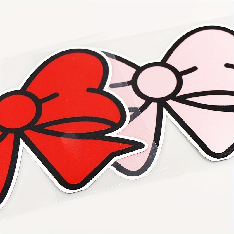 RED BOW STICKER