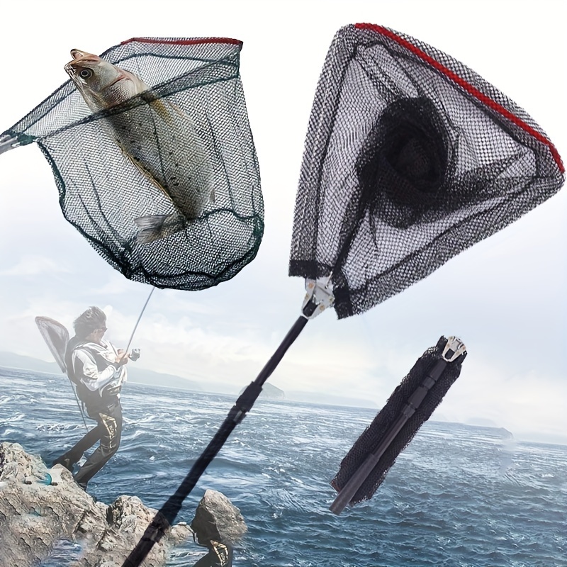 Stainless Steel Fishing Mesh Net Fishing Cage Foldable - Temu