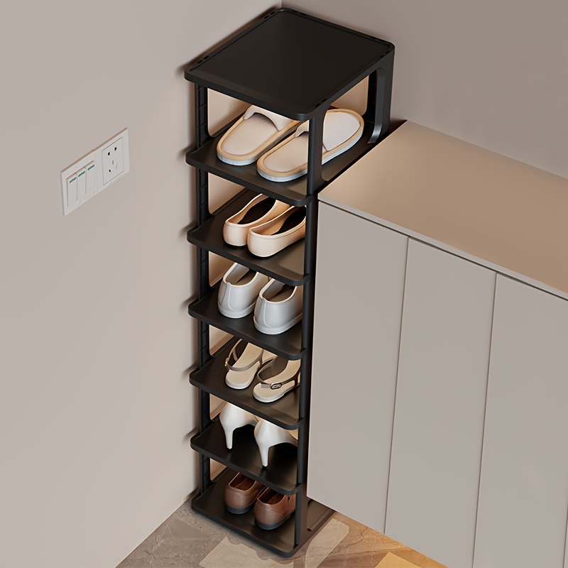 Gabinete de almacenamiento de zapatos para guardar zapatos con - Clo Home -  Cubierta de estante para almacenamiento de espacio de café útil - Estante