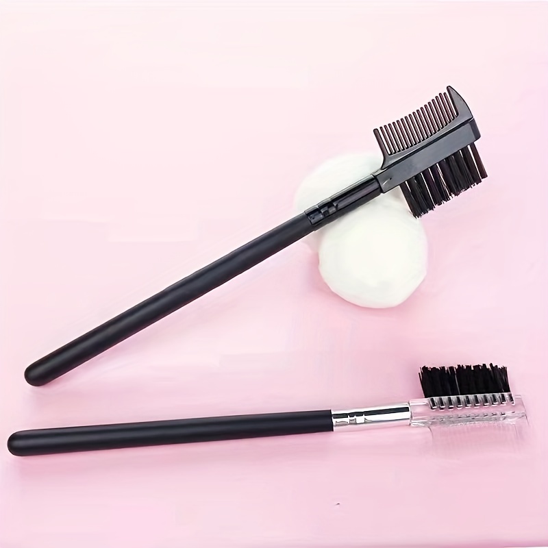 Yuyte 2 en 1 sourcils peigne brosse cils peigne brosse extension de cils  cosmétiques outils de maquillage
