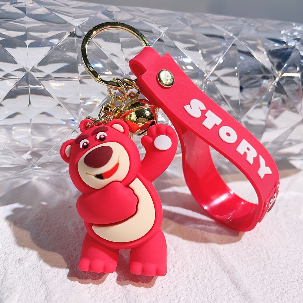 Silicone Cute Bear Keychain, Charm Perfect Gift For Lovers And Toy  Collectors, Unisex - Temu