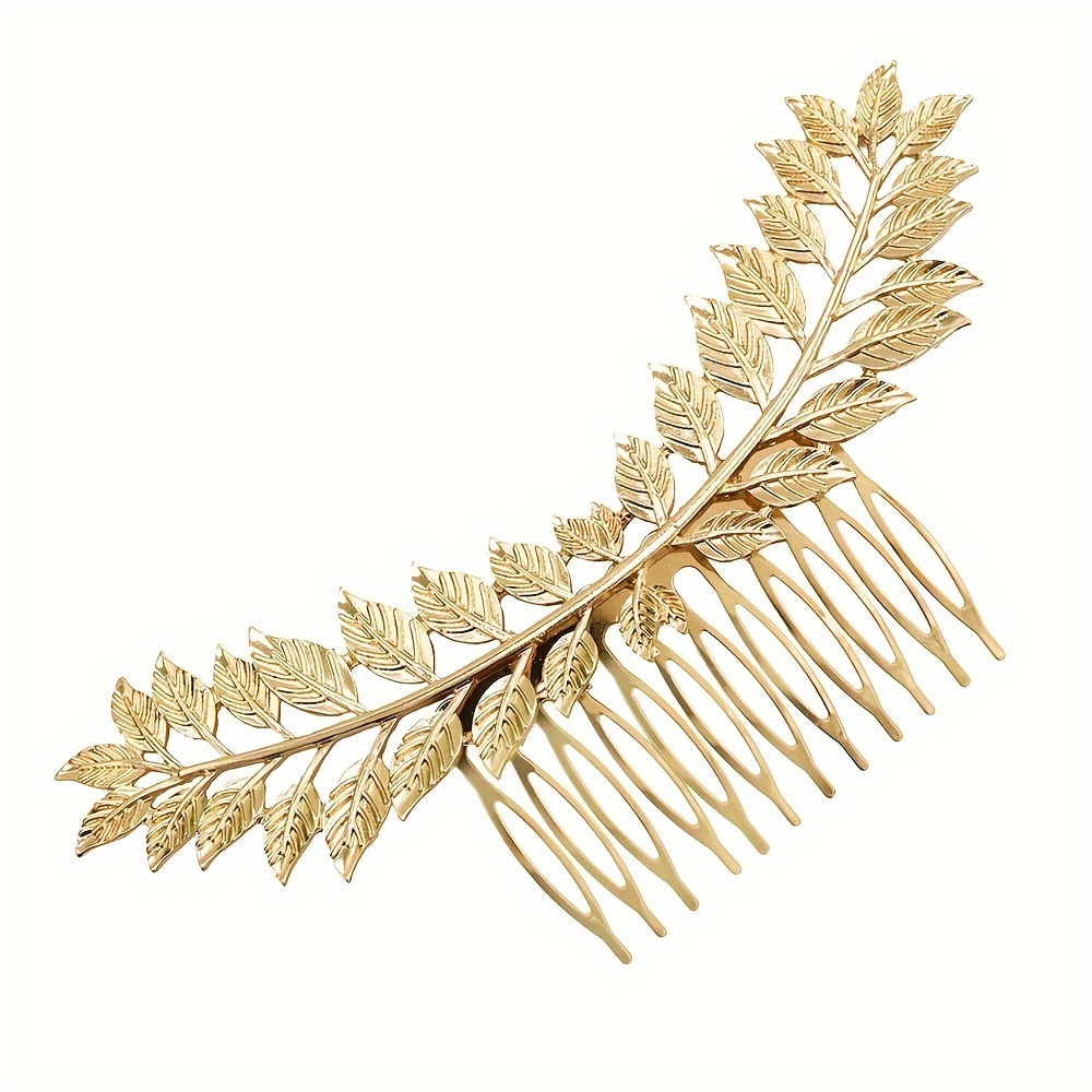2 Styles Of Golden And Silvery Alloy Branches And Leaves Hair Comb Wedding Accessories Headwear Hair Accessories