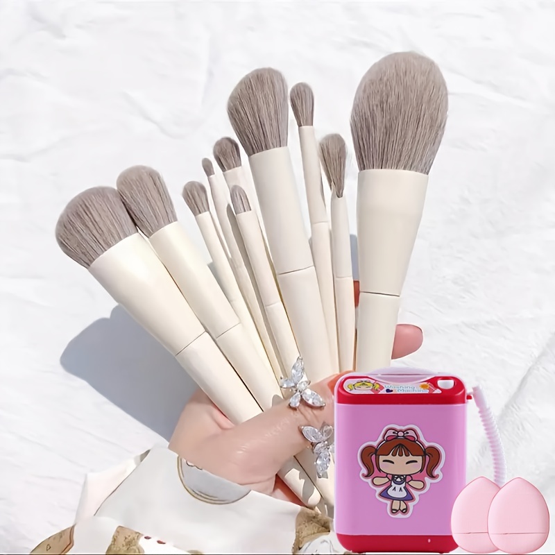 Mini Makeup Brush Cleaner Device Electric Automatic Washing Machine Mini  Toys for Makeup Brushes Puff Cleaning Tools for Girls