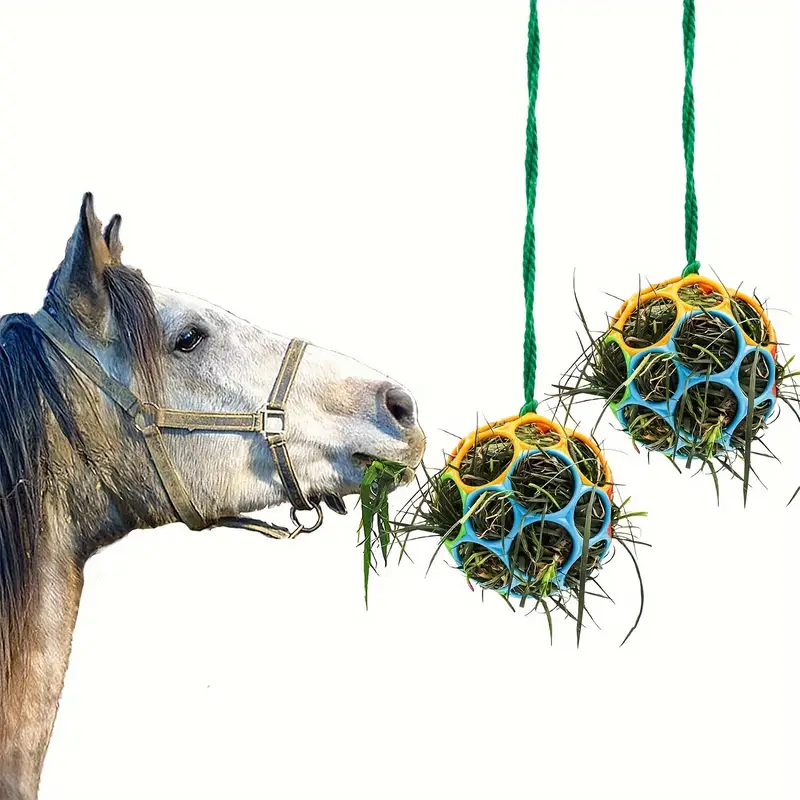 Color Soft Rubber Ball Feed Horse Toy