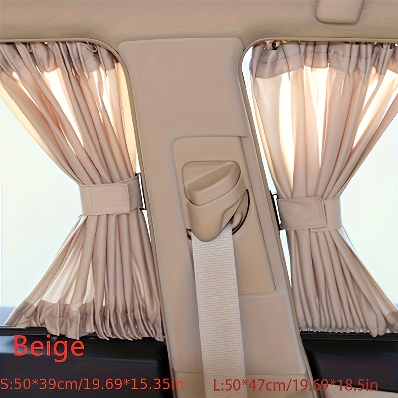 2 Pcs Universal Sunshade Car Curtain Car Side Window Sunshade
