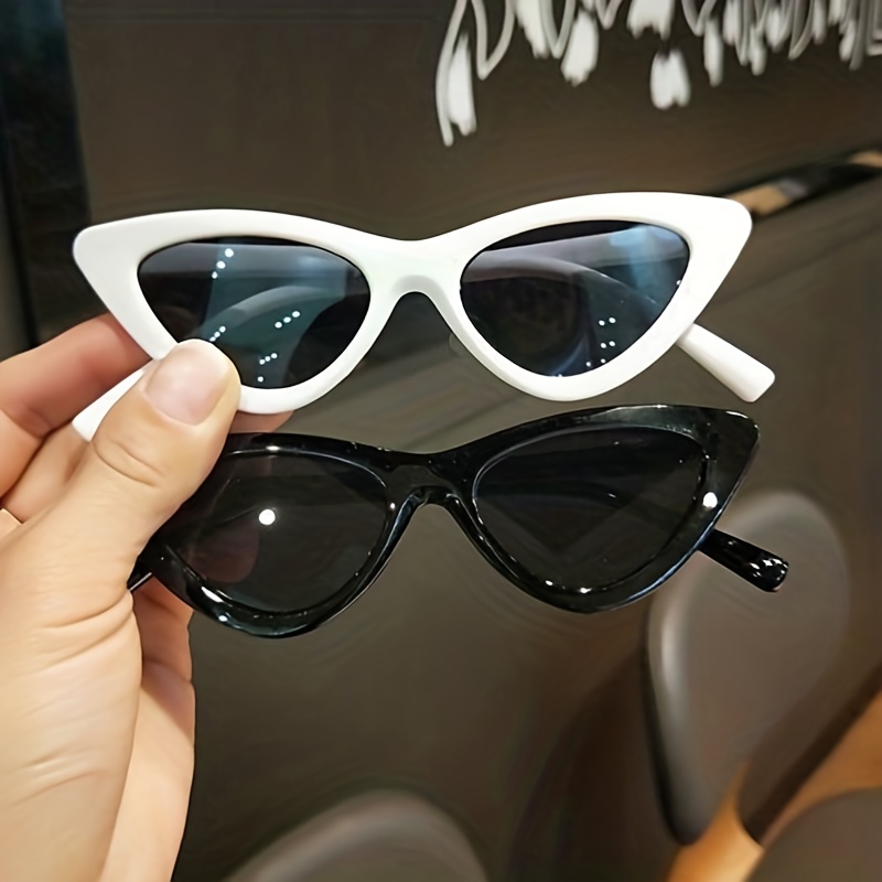 Cat Eye Sunglasses Vintage Triangle Shape UV Protection