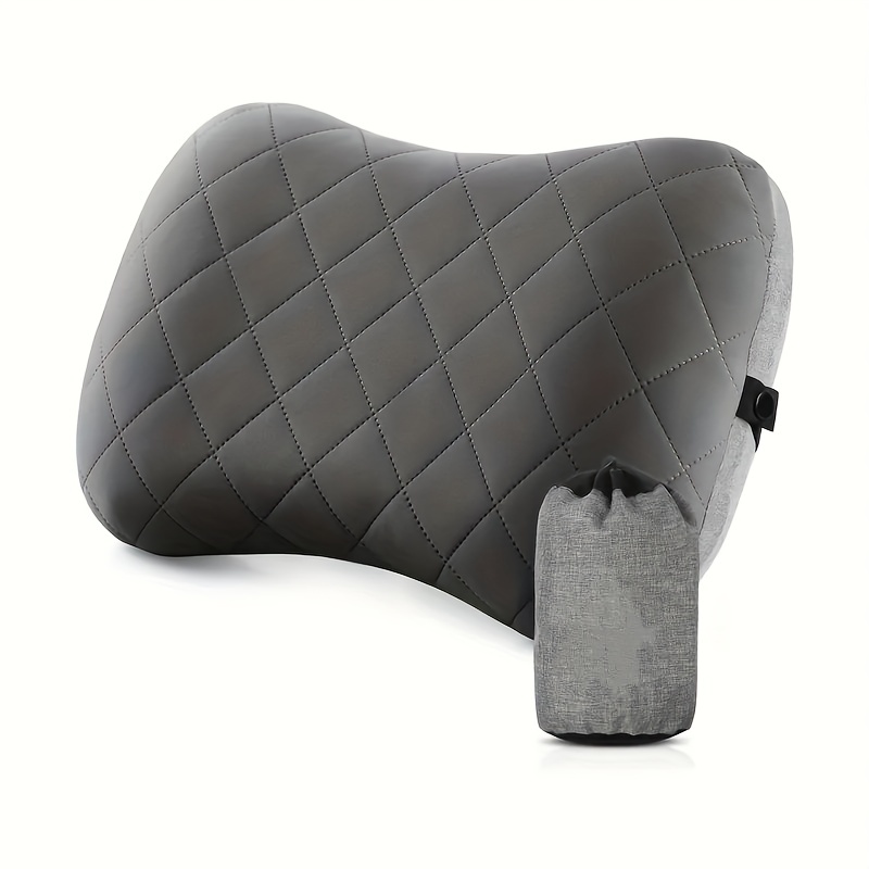 Foldable Inflatable Travel Pillow For Comfortable Sleep On Planes, Cars,  And More - Supports Neck, Head, And Lumbar - Perfect For Super Bowl And  Other Events - Temu