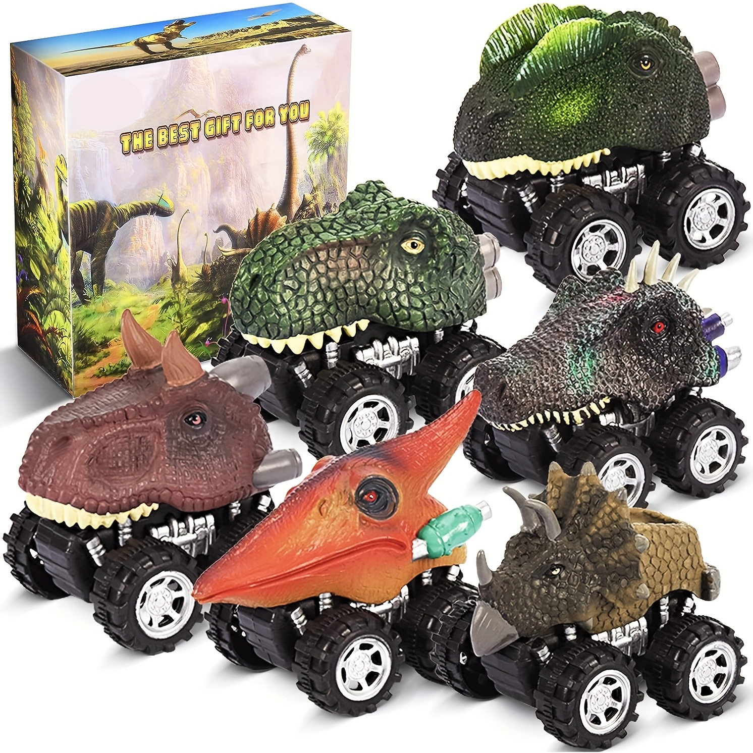 Dinosaur Trucks Cars Toys Niños Pequeños 1 2 3 4 5 Años 6 En - Temu