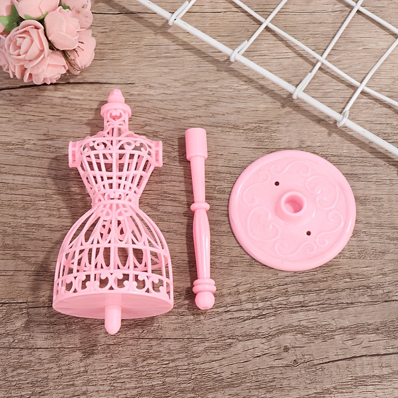 Doll Clothes Holder Dress Mannequin Display Form Mini Model Stand