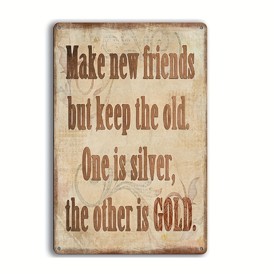 Friends Tin Sign funny Friendship Vintage Tin Signs - Temu Germany