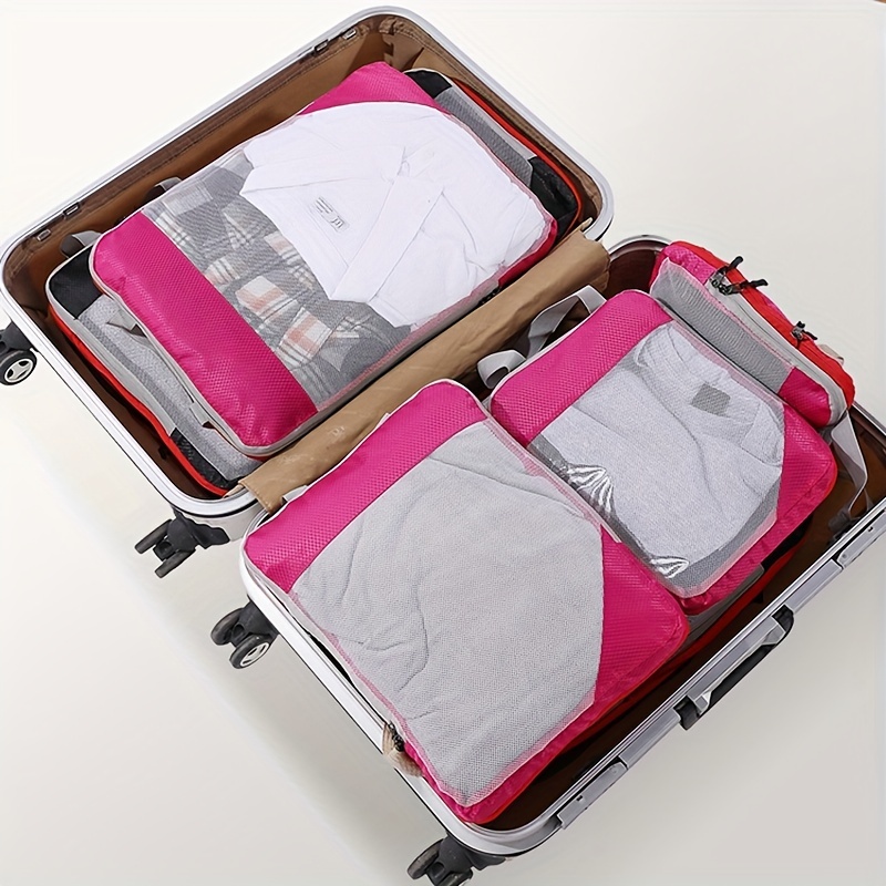 Travel Compression Zipper Bag Lightweight Clothes Organizer
