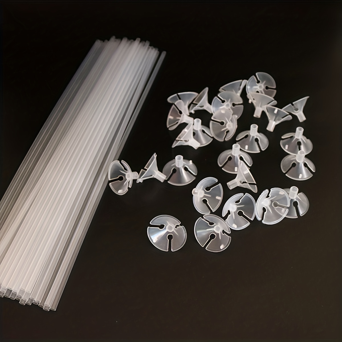 10Sets Transparent Balloon Holder Thickened Balloon Accessories Party Supplies