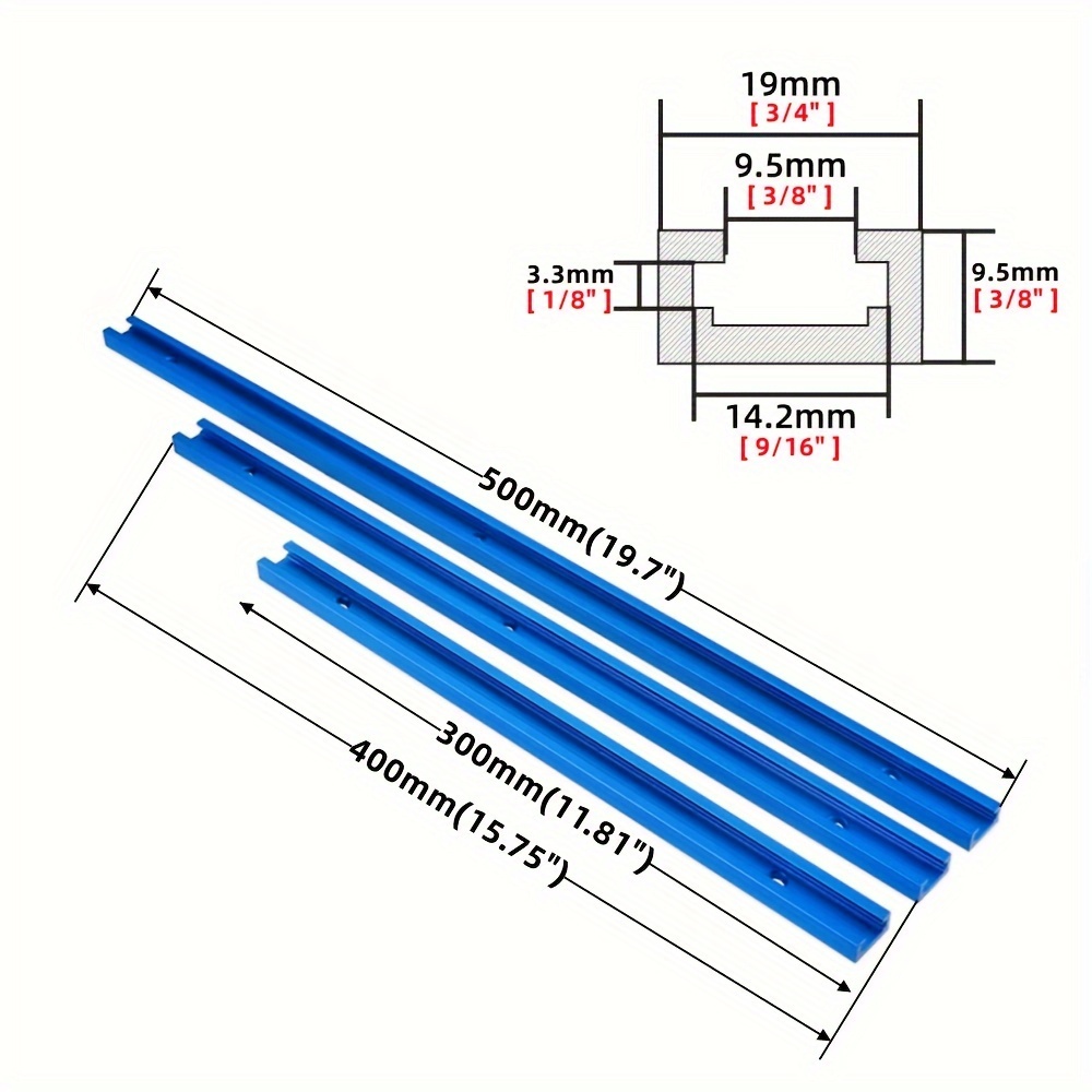 75 Type T Slot Miter Track, Aluminum Alloy T-Track Slide, T-Track for  Woodworking Miter T-Slot for Jigs Fixtures Sleds Router Tables Backer Saw  for Fence Fixture (1000MM) - Yahoo Shopping