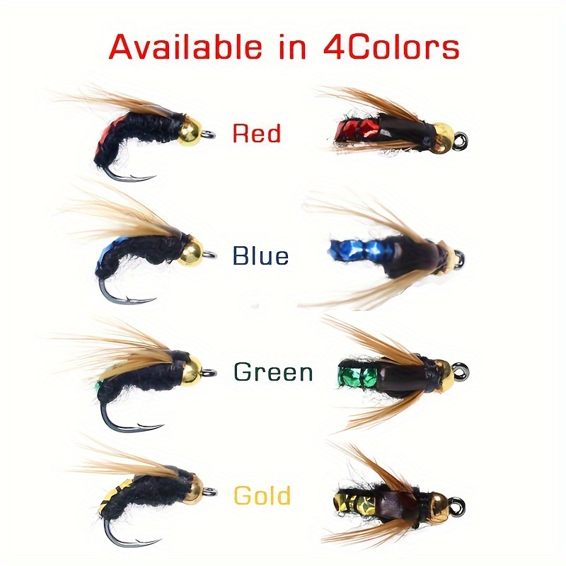 Mixed Colors Fly Fishing Set Ice Fishing Set Bionic Insect - Temu