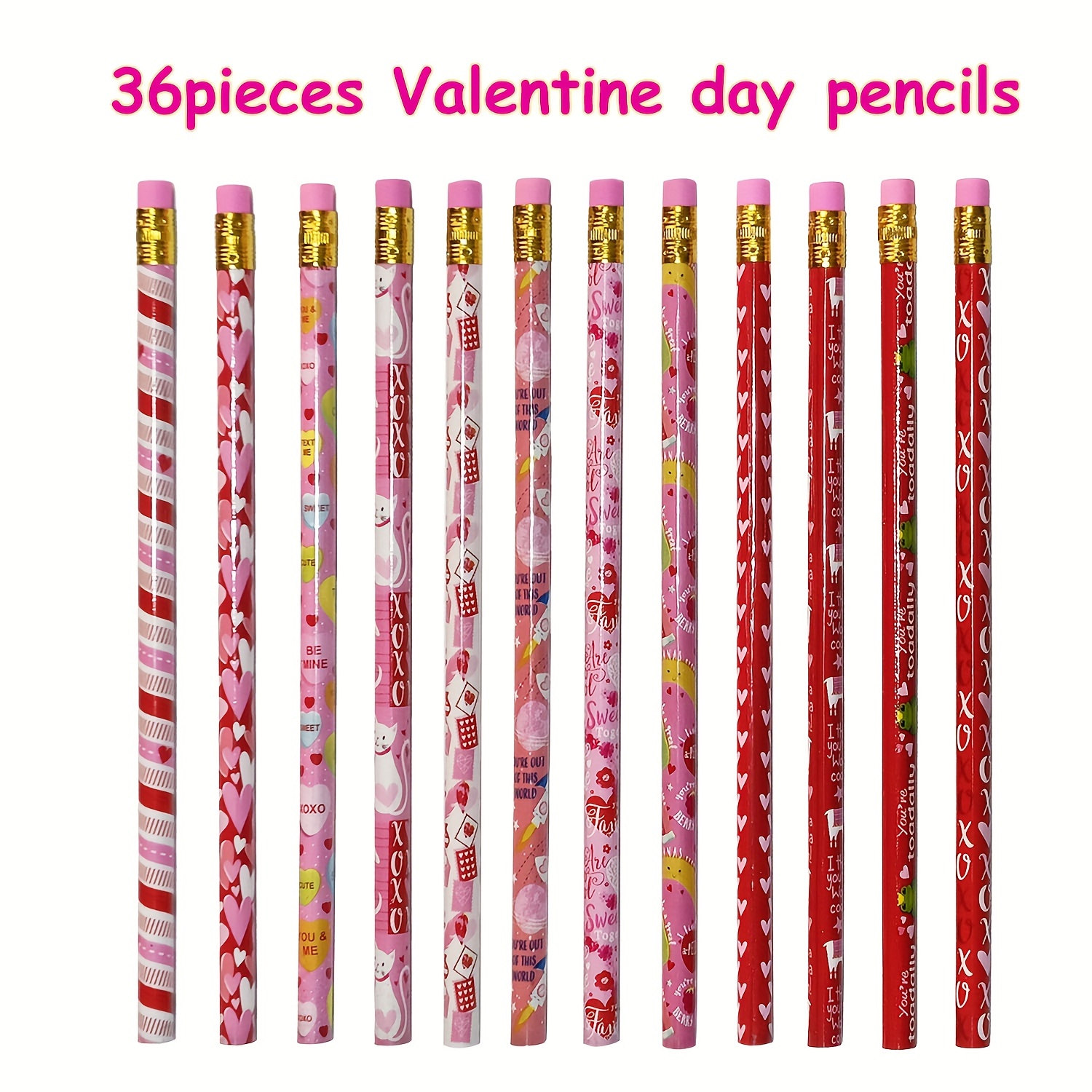 Valentines Pencils - Temu