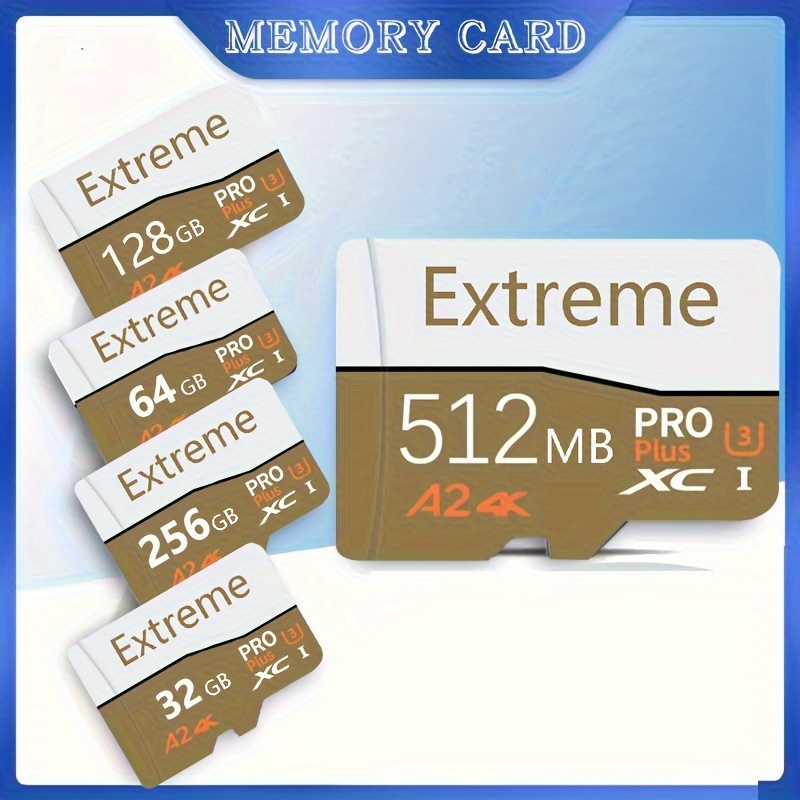 SanDisk U3 High-Speed ​​Micro SD Card Carte mémoire TF pour caméra de sport  GoPro, drone, surveillance 256 Go (A2), couleur: carte noire