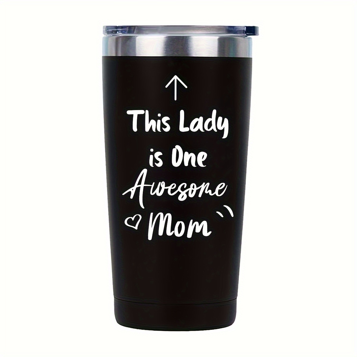 One Awesome Mom Tumbler, Novelty Mom Tumbler, Funny Cup, Unique Gifts For  Mom, Women, Best Mom Gifts From Daughter, Son, Husband, Birthday Present  Idea For A New Mother, Wife, Her - Temu